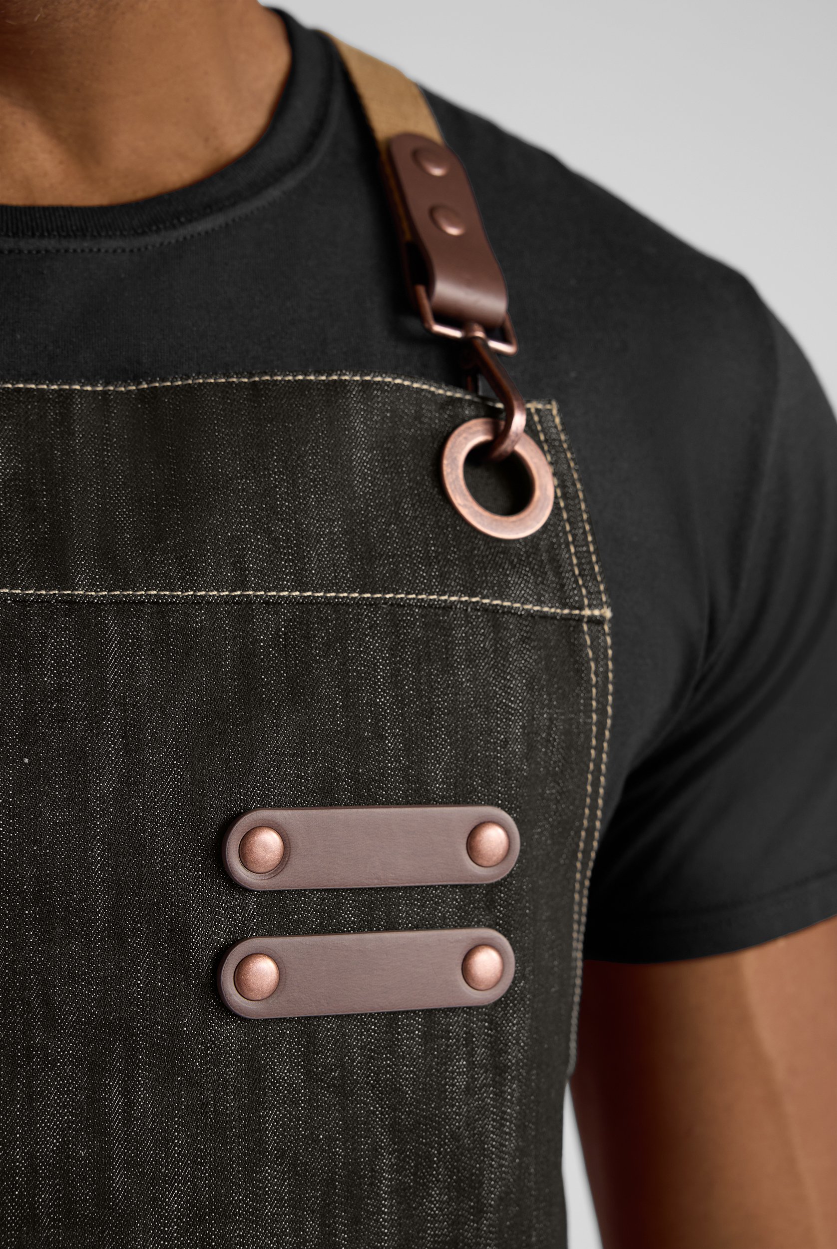 Pioneer Denim Crossback Bib Apron