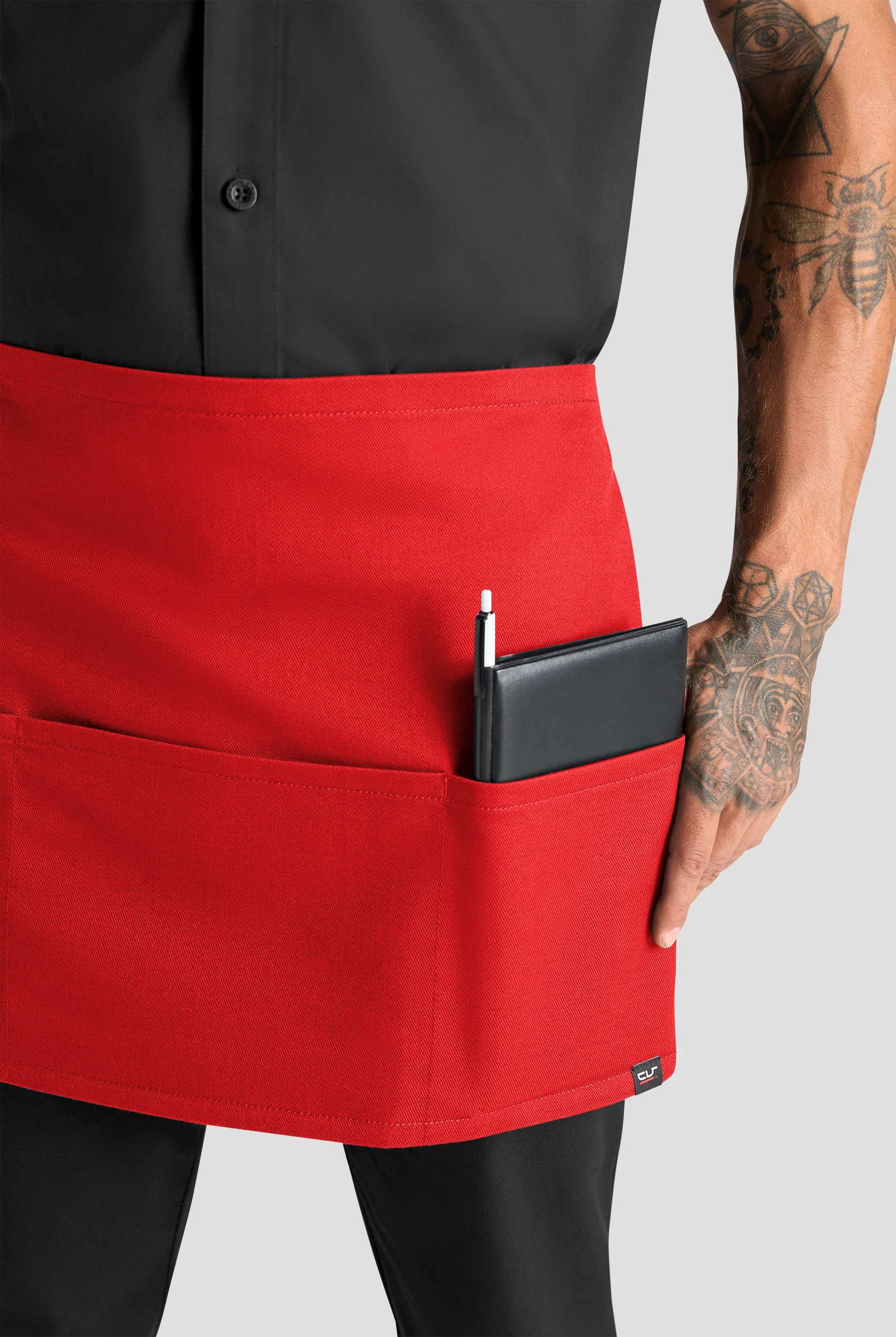 Industry Line Cavalry Twlil Unisex 3-Pocket Waist Apron