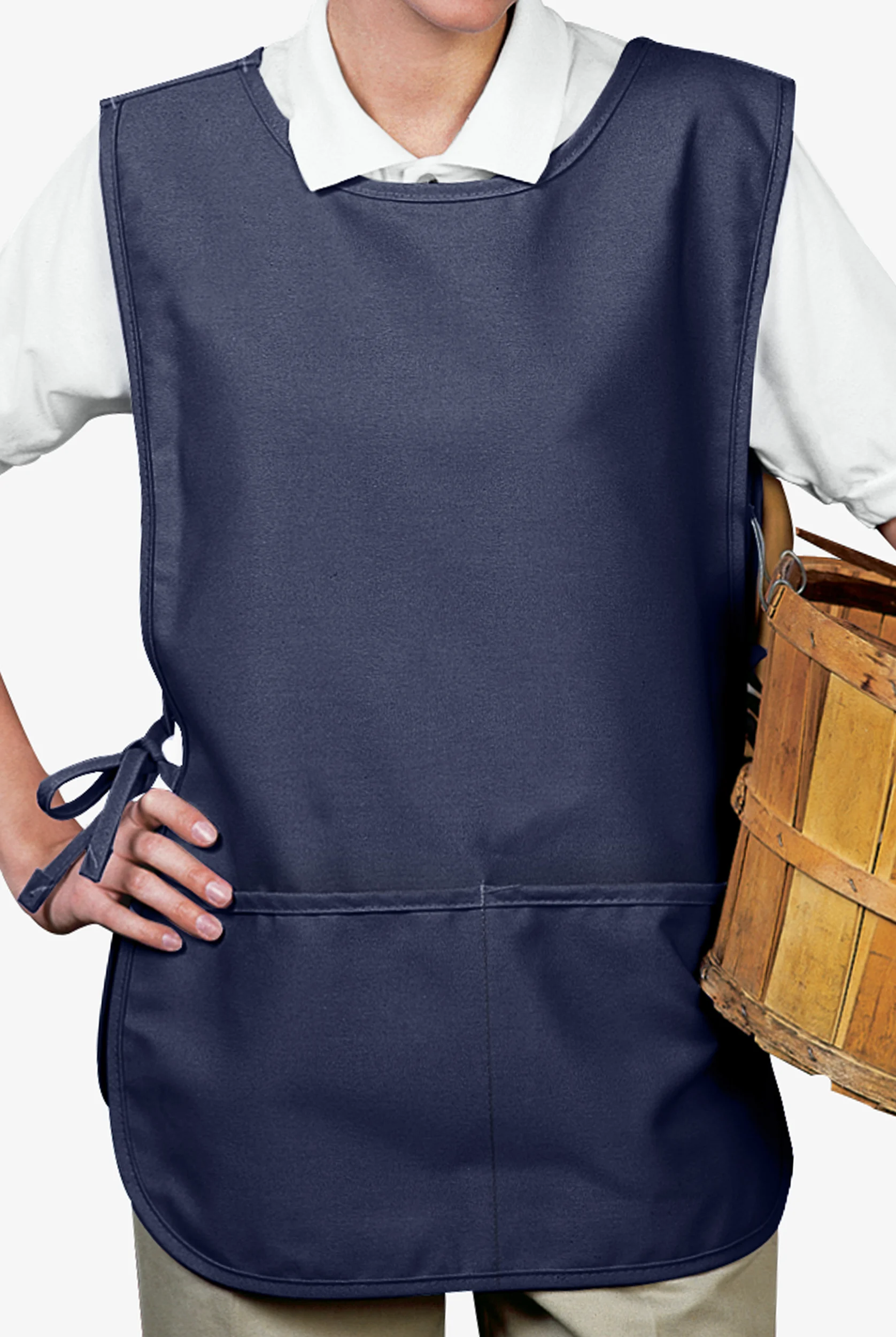 Chef Uniforms Unisex 2-Pocket Cobbler Full-Rounded Chef Apron