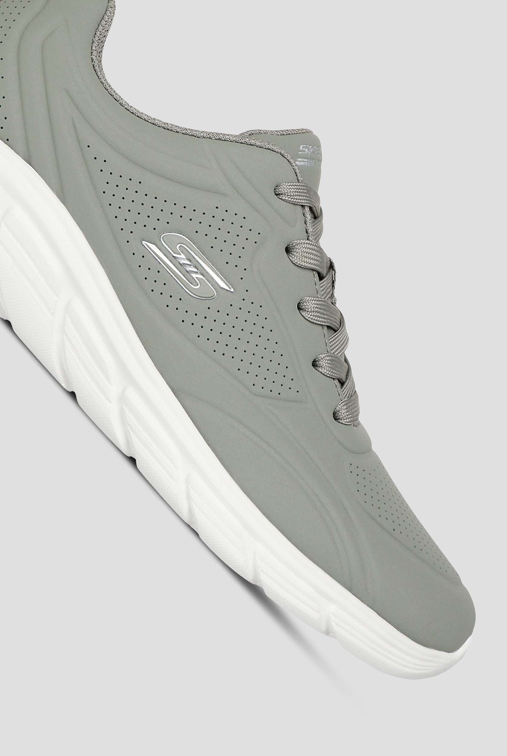 Skechers Bobs B FLEX-LO Olive Women's Lace Up Sneaker