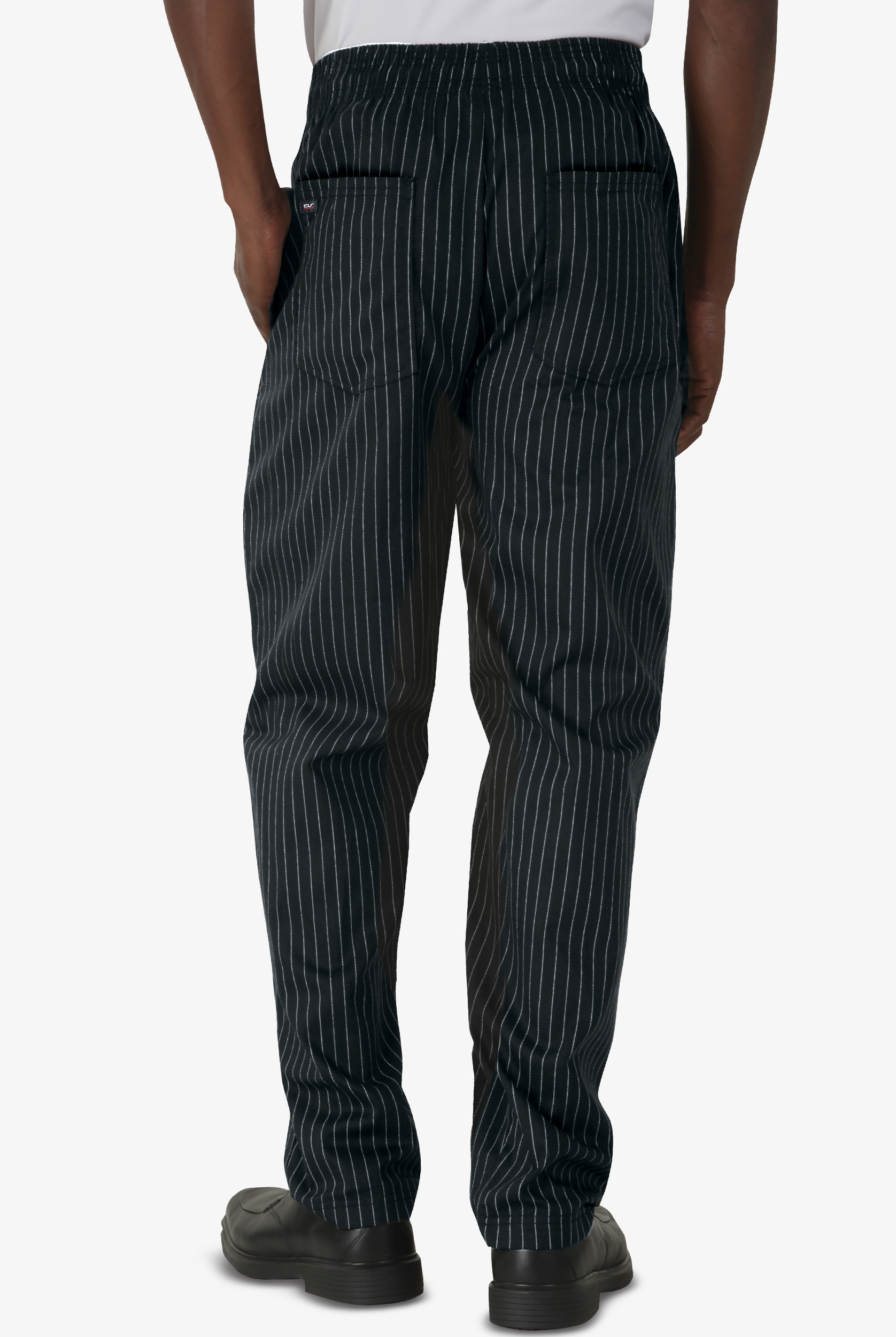 UA CHEF™ Pinstripe Men's 4-Pocket Relaxed Printed Chef Pants