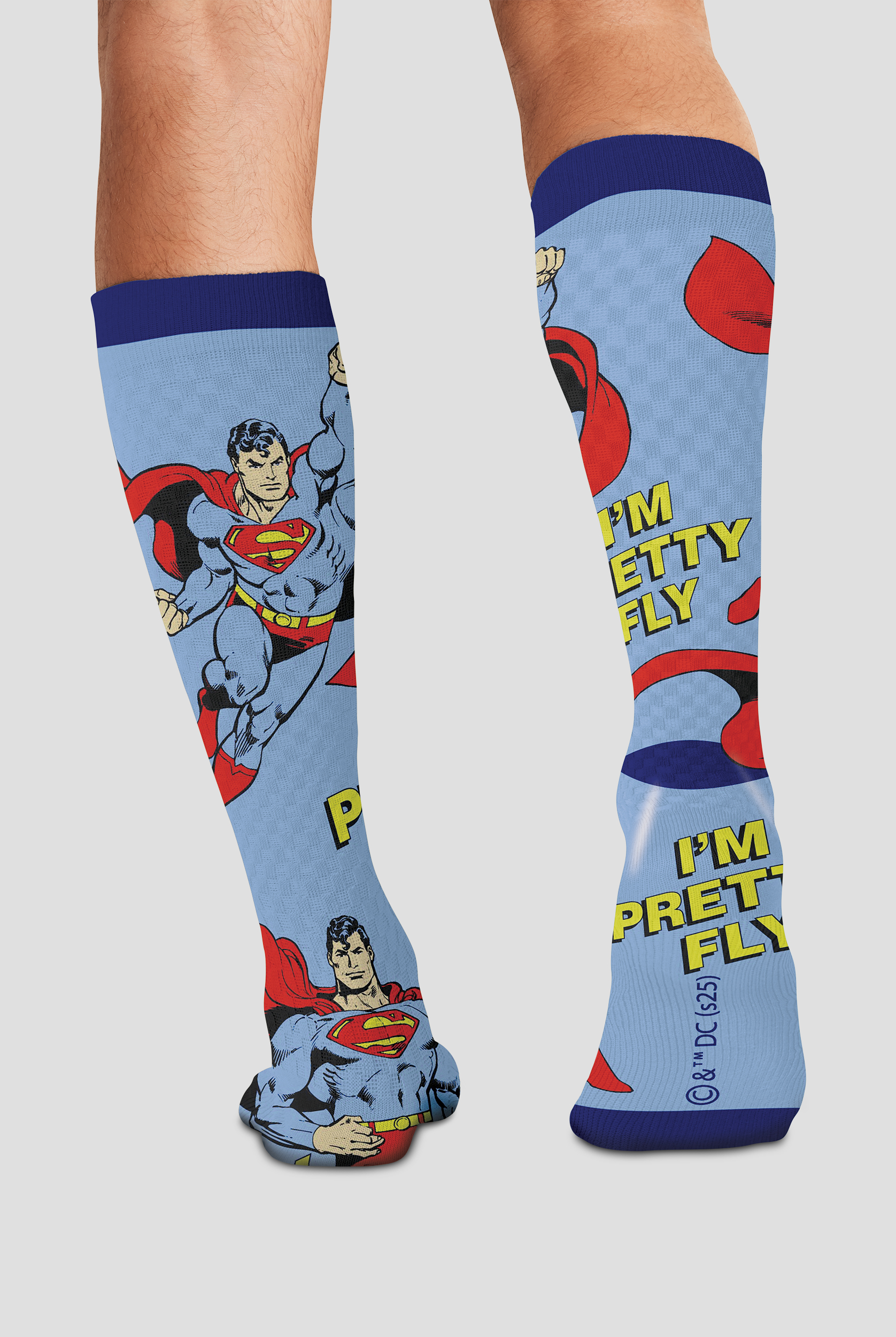Tooniforms Up In The Sky Men's 10-15 mmHg Light Compression Socks