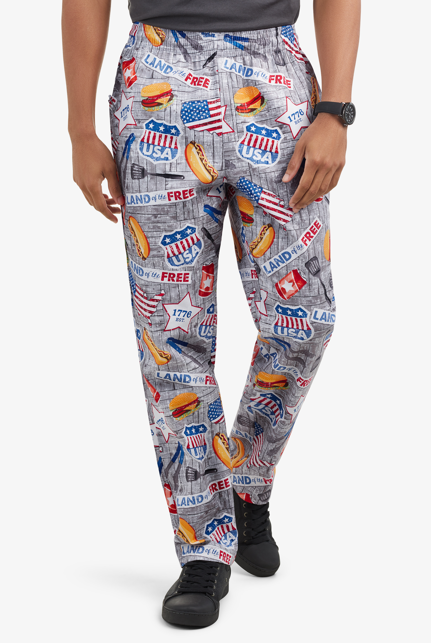 UA CHEF™ Cook Out Men's 4-Pocket Baggy Printed Chef Pants