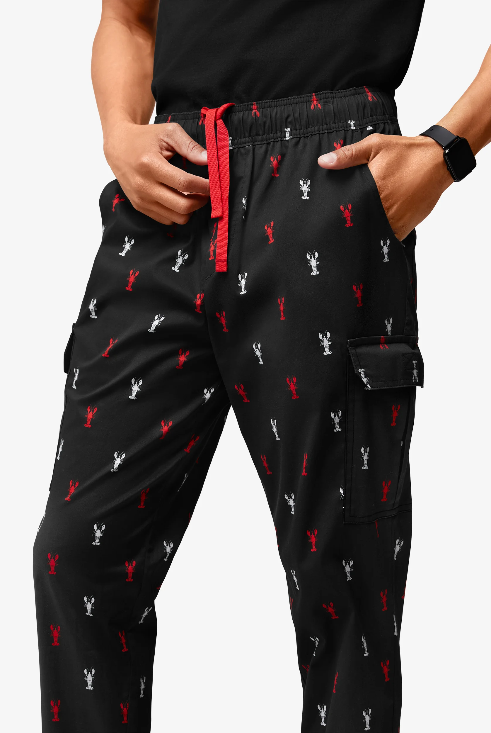 CHEF 360 Lobster Catch Men's 7-Pocket Utility STRETCH Chef Jogger