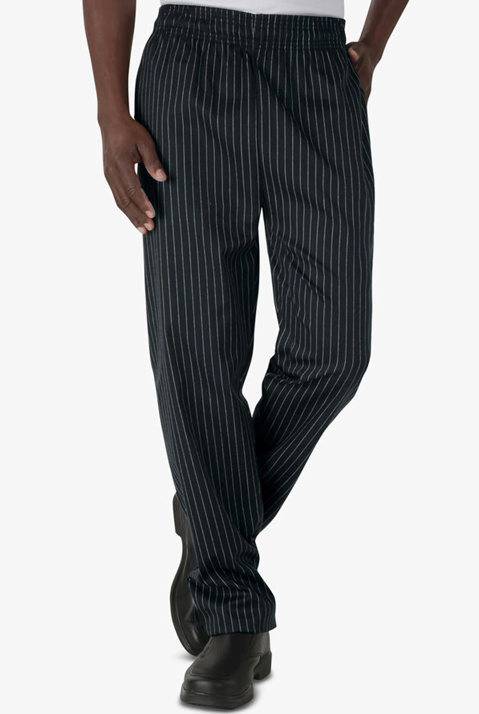 UA CHEF™ Pinstripe Men's 4-Pocket Relaxed Printed Chef Pants