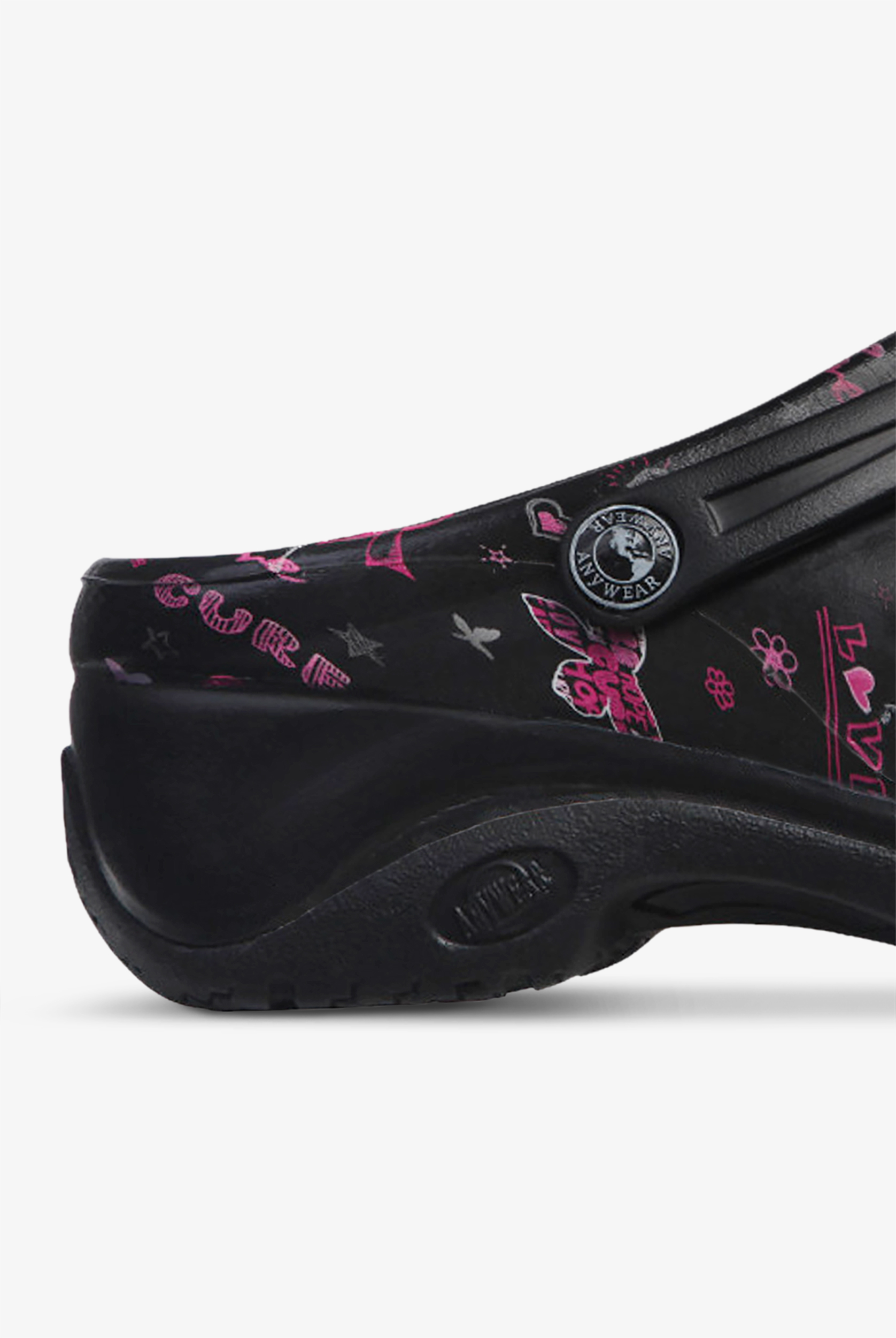 Anywear Women's Zone Love, Hope, and Cure Clogs