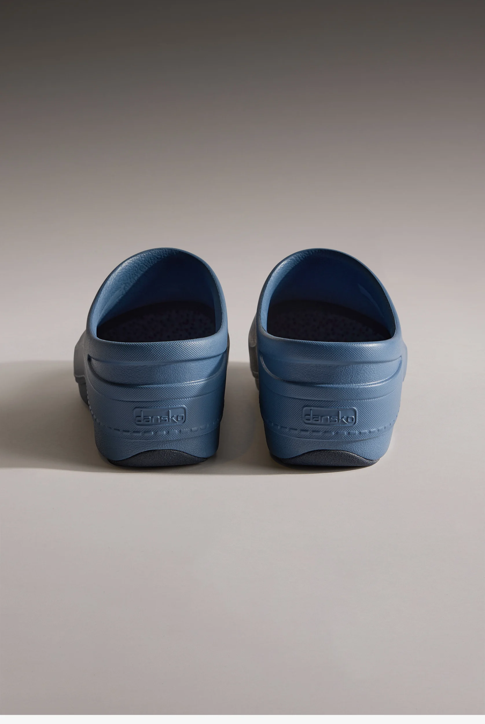 Dansko Women's Kaci SR Blue Backless Clogs