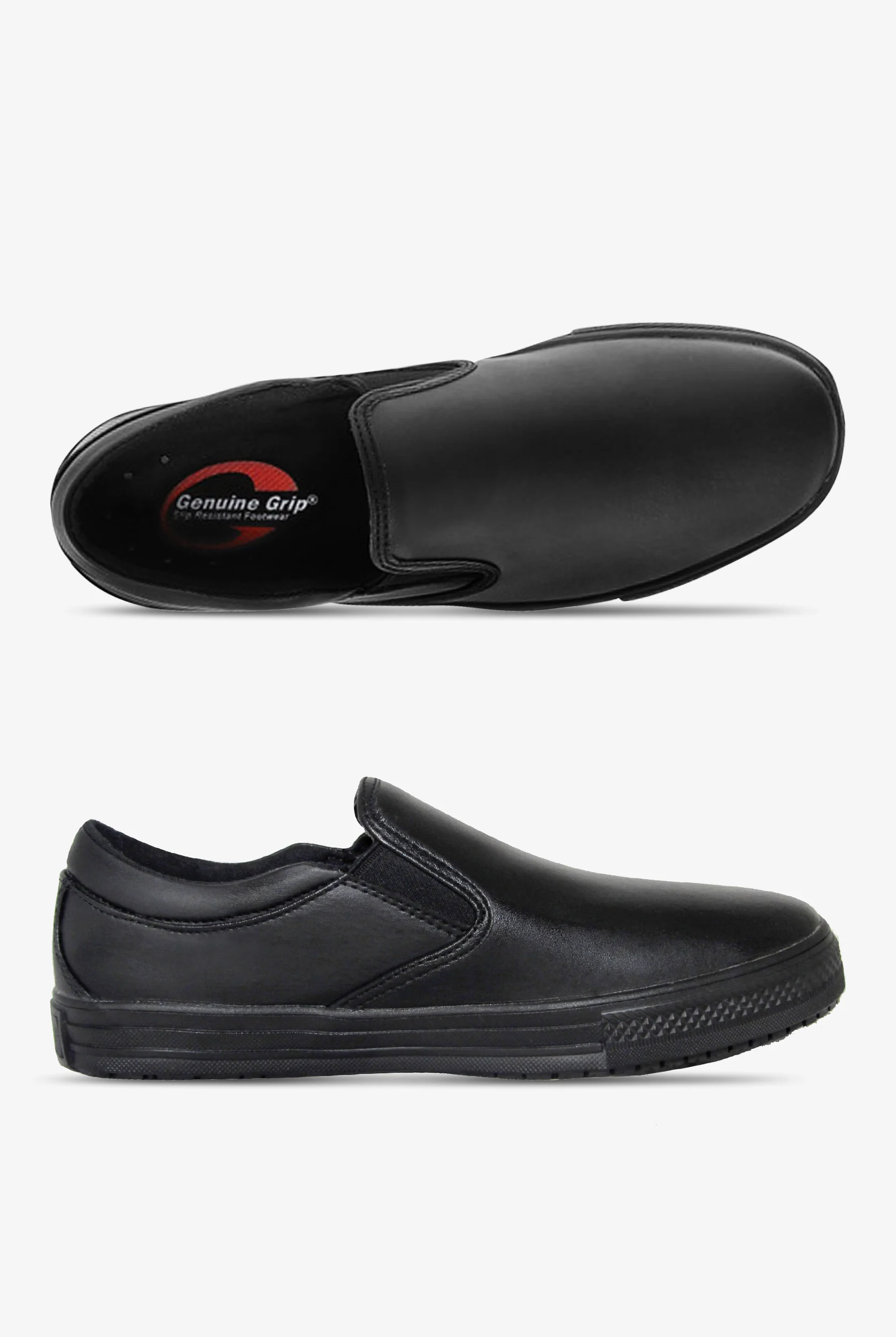 Genuine Grip Retro Men's Slip Resistant Slip-On Chef Shoes
