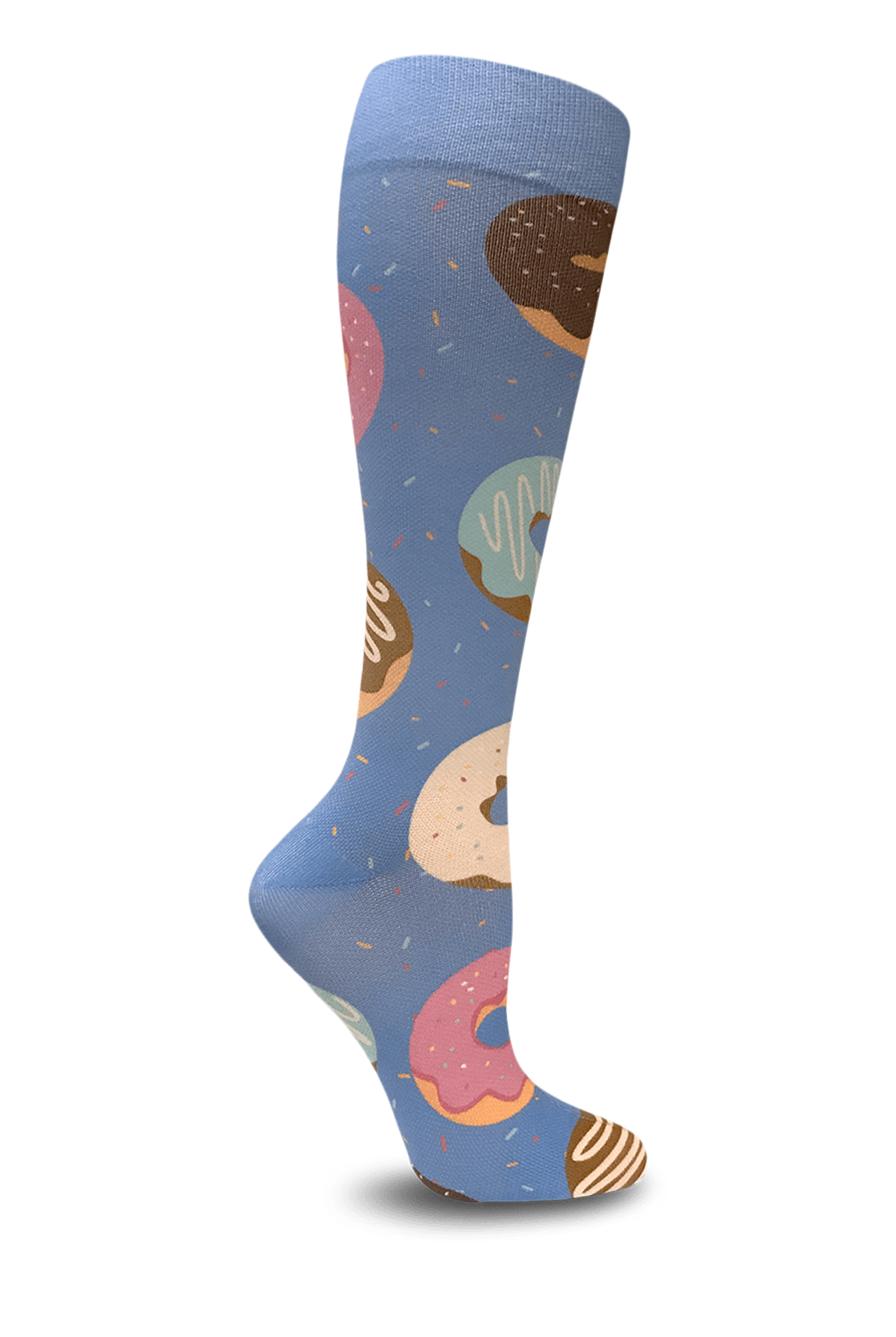 Prestige Donuts Women's Soft 15-20 mmHg Moderate Compression Socks