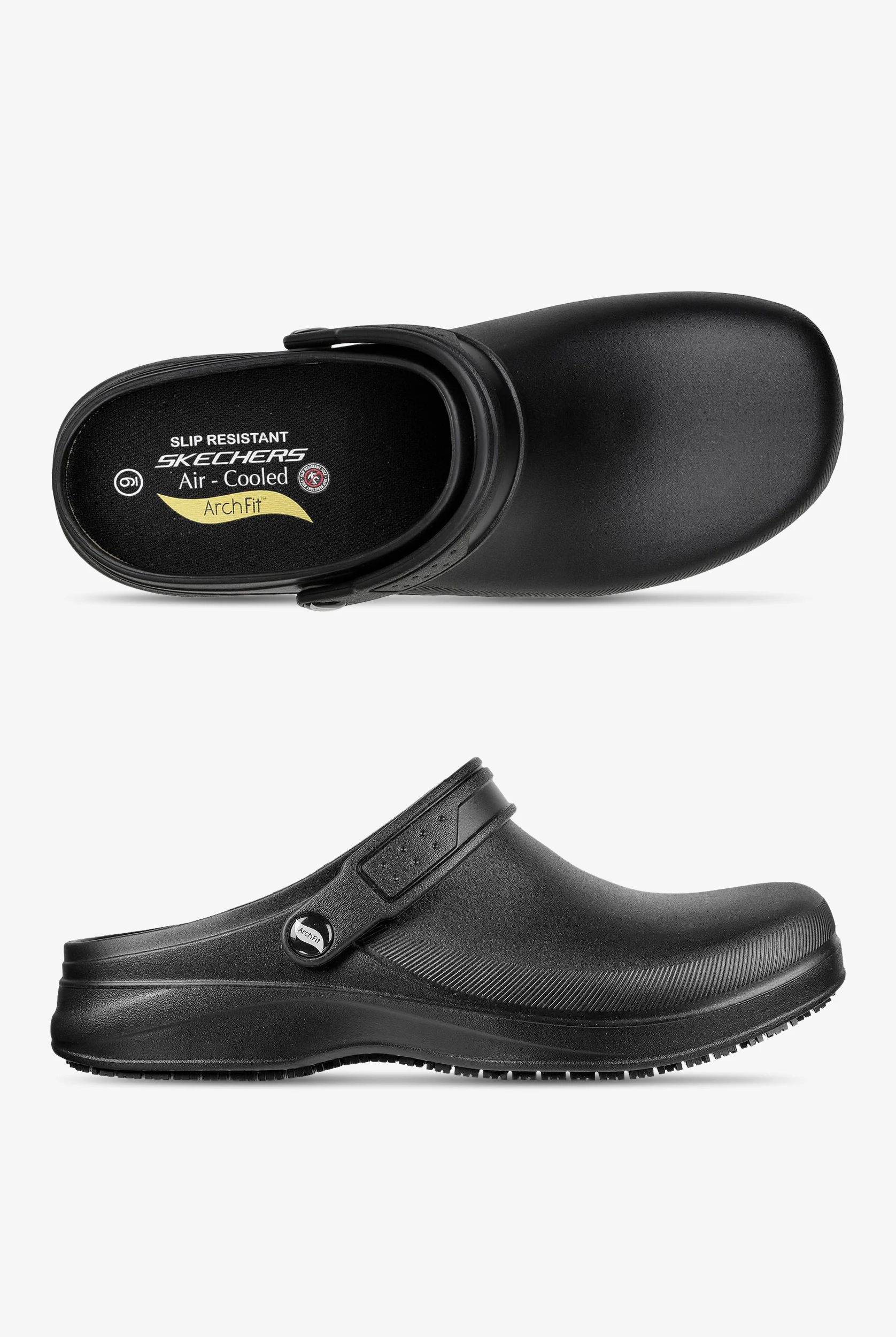 Skechers Work Men's Riverbound Arch Fit SR Clogs