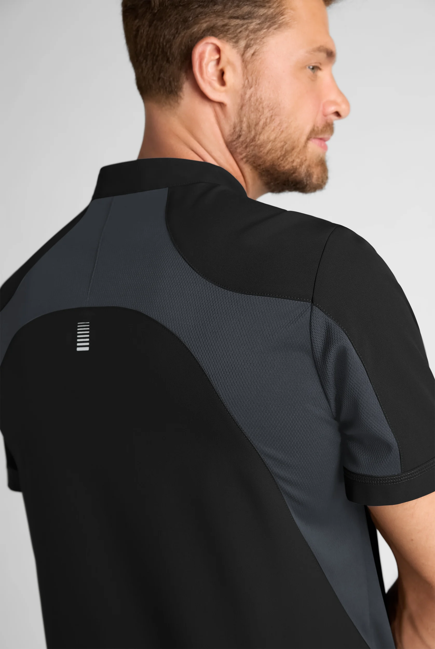 CHEF PERFORMANCE Men's Recycled Performance 3 - Pocket Asymmetrical Chef Coat