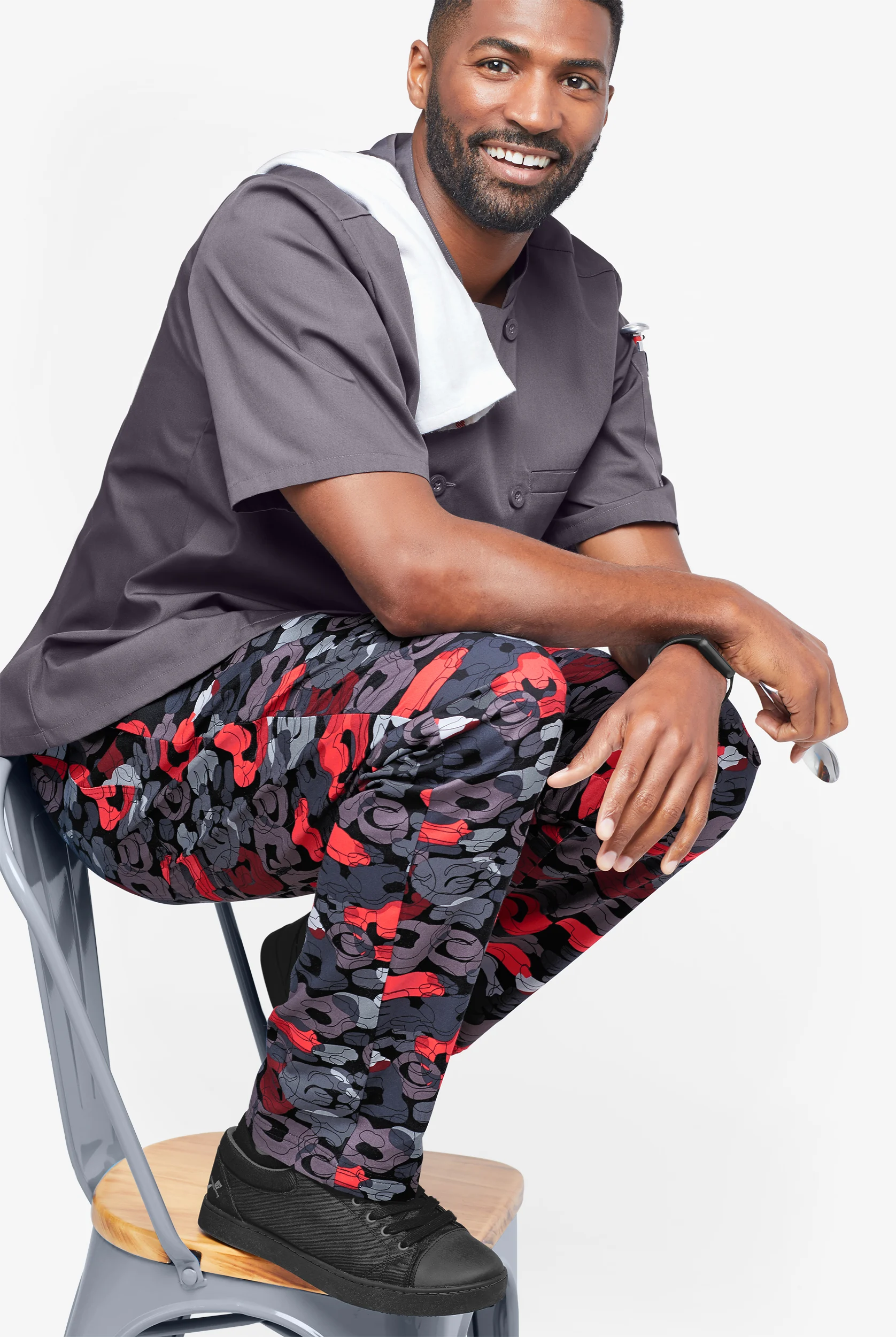 UA CHEF™ Urban Camo Men's 4-Pocket Relaxed fit Printed Chef Pants