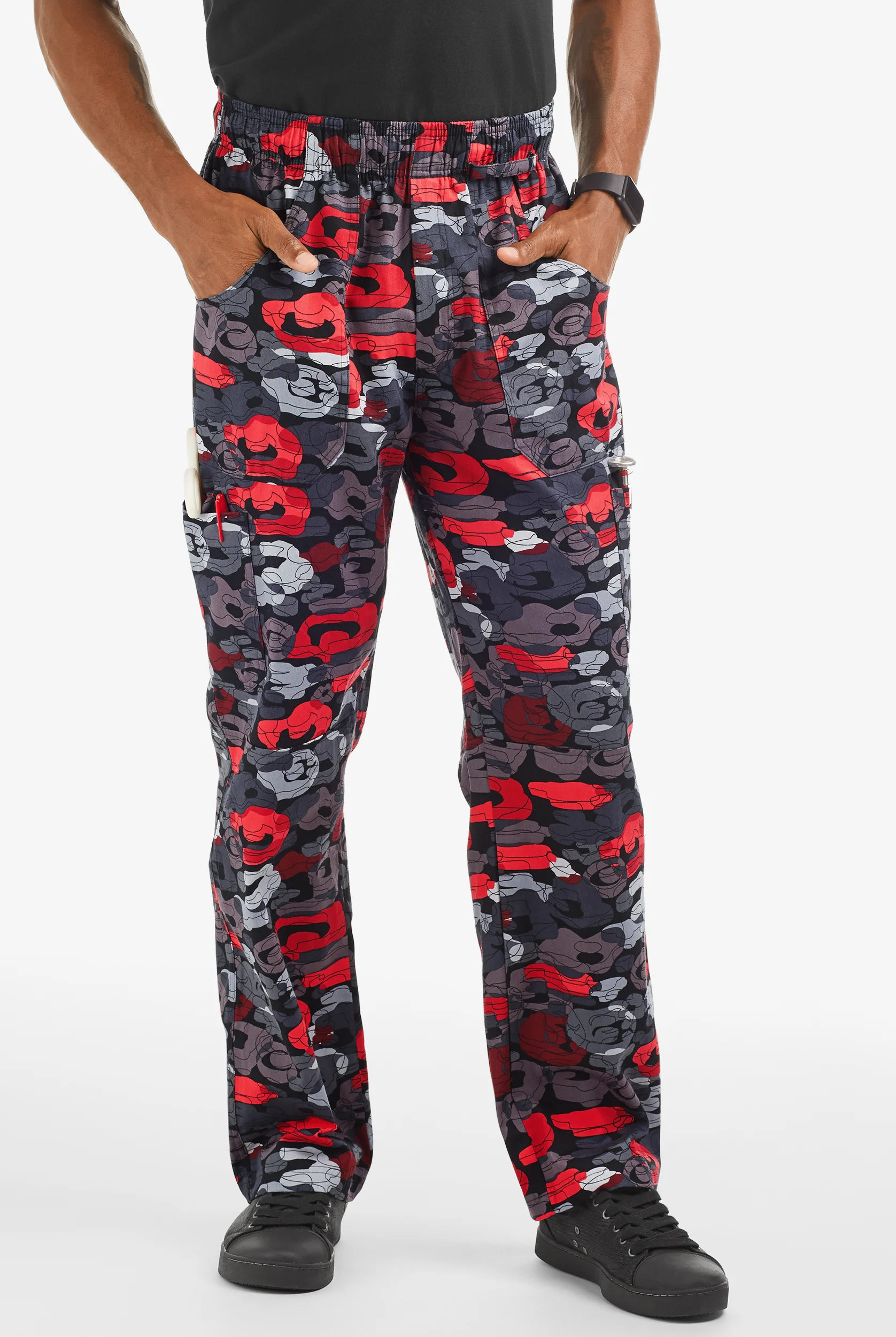 UA CHEF™ Urban Camo Men's 7-Pocket Utility Printed Chef Pants
