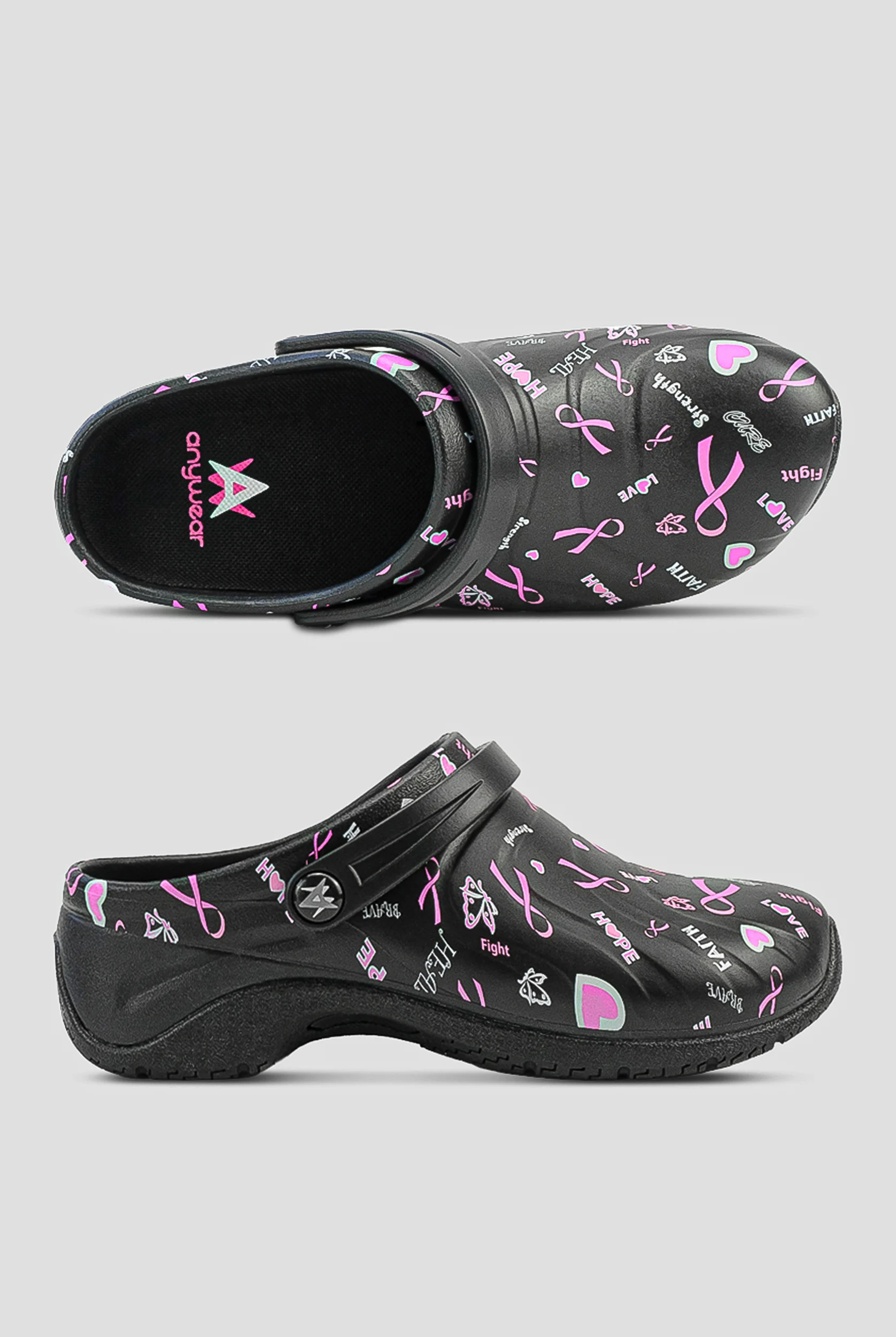 Anywear Women's Zone Faith & Strength Clogs