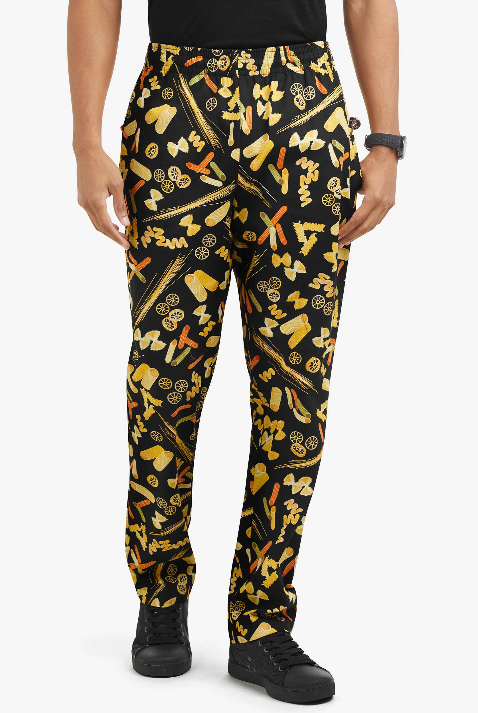 UA CHEF™ Pasta al Dente Men's 4-Pocket Baggy Printed Chef Pants