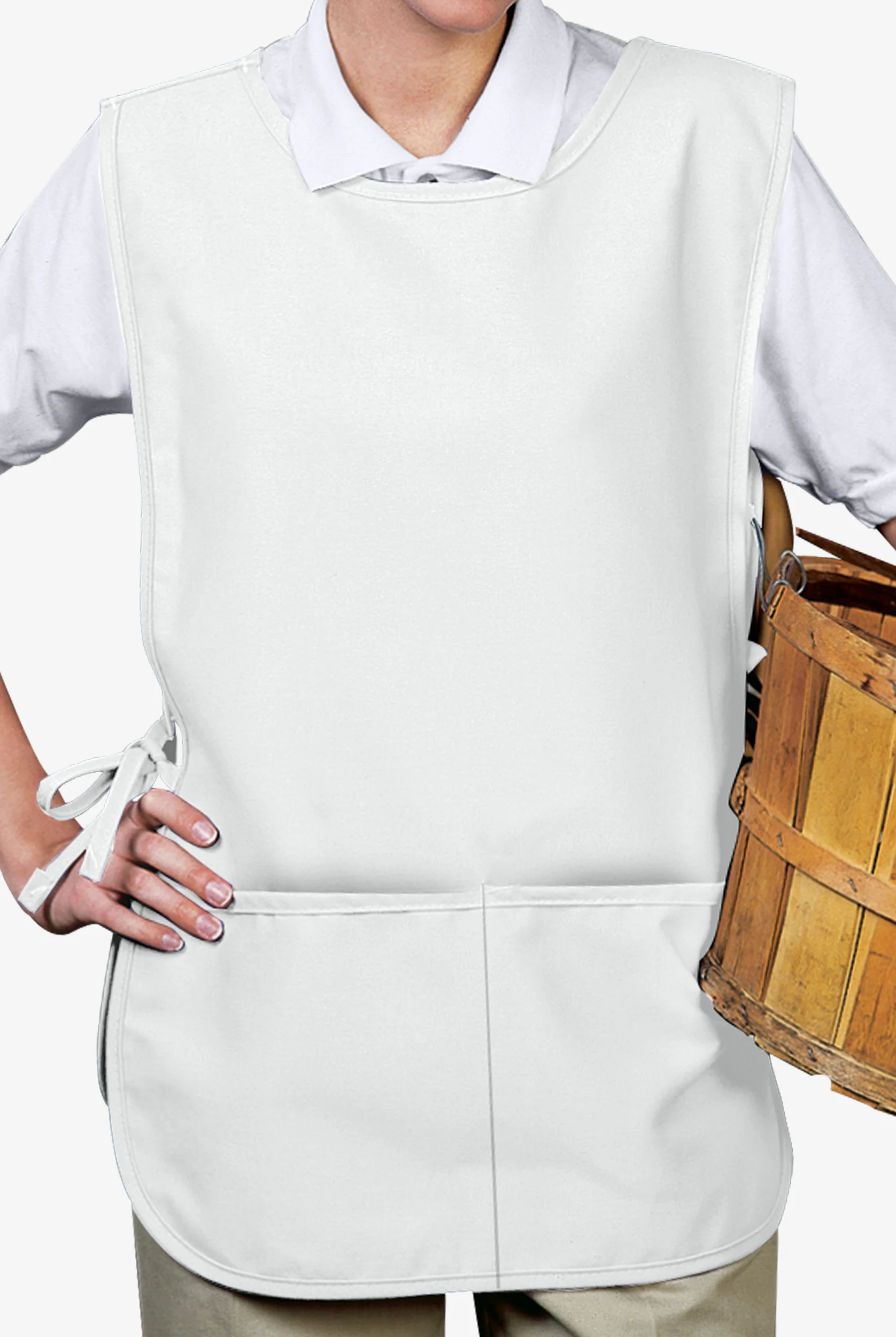 Chef Uniforms Unisex 2-Pocket Cobbler Full-Rounded Chef Apron