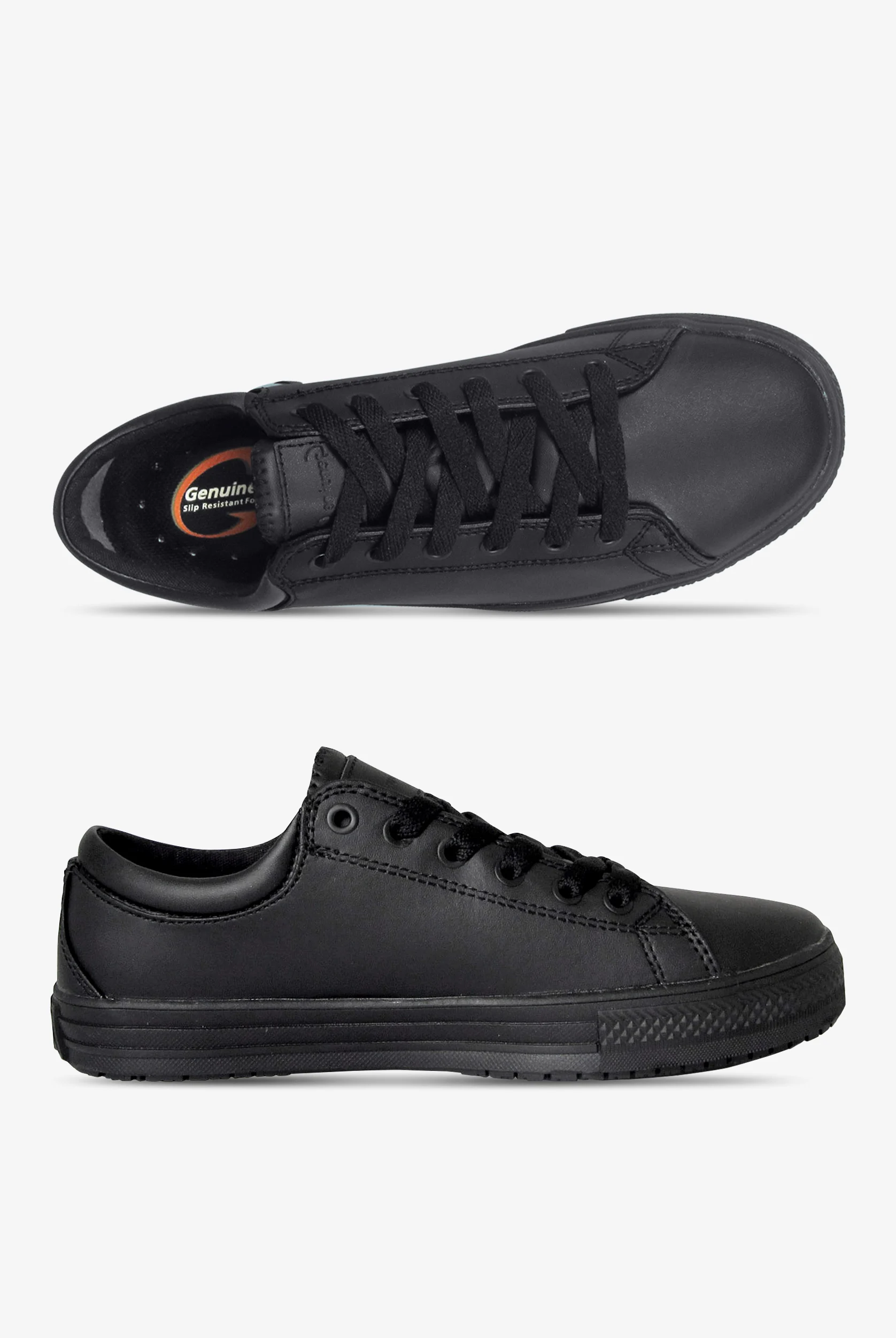 Genuine Grip Retro Men's Slip Resistant Lace-Up Chef Shoes