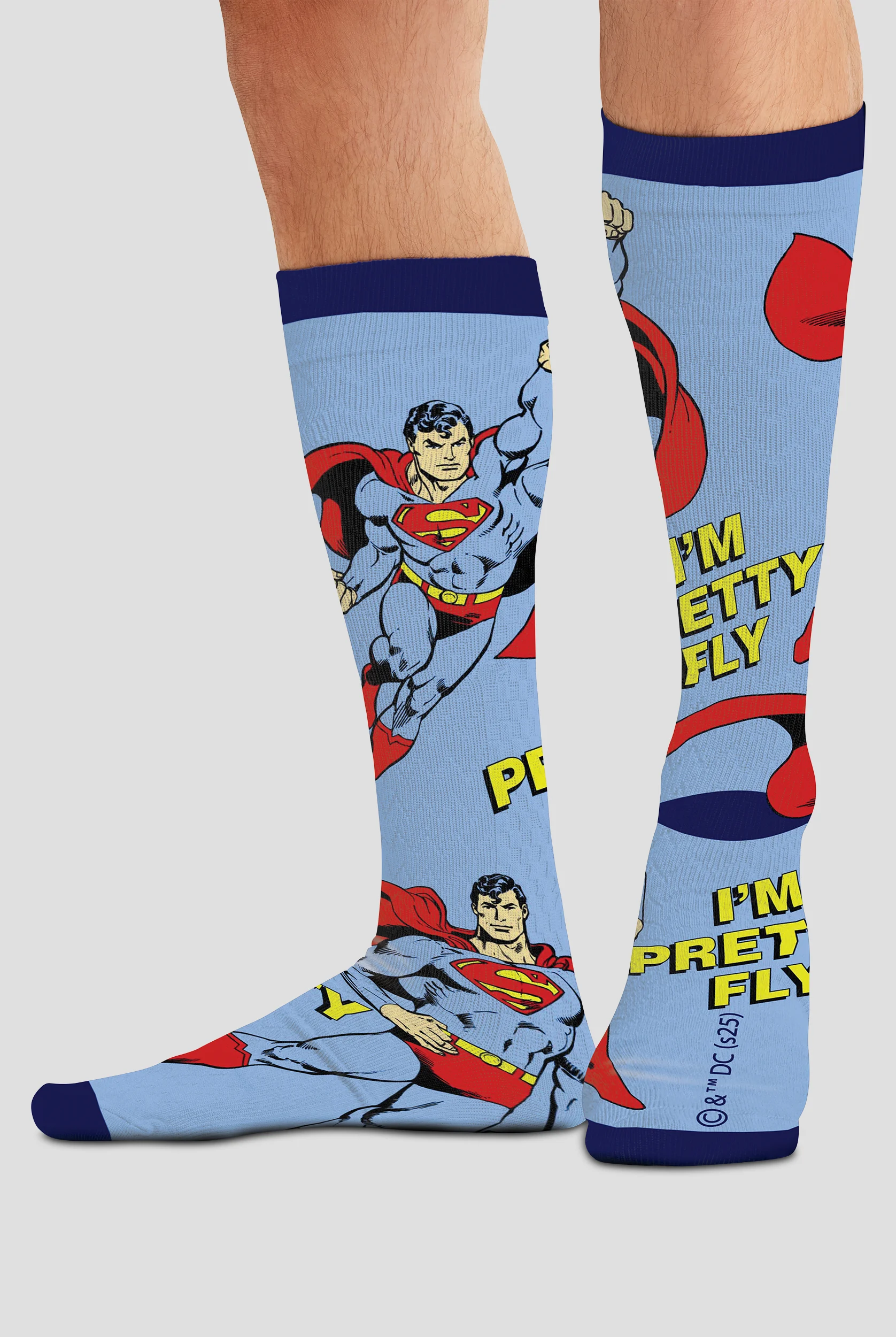 Tooniforms Up In The Sky Men's 10-15 mmHg Light Compression Socks