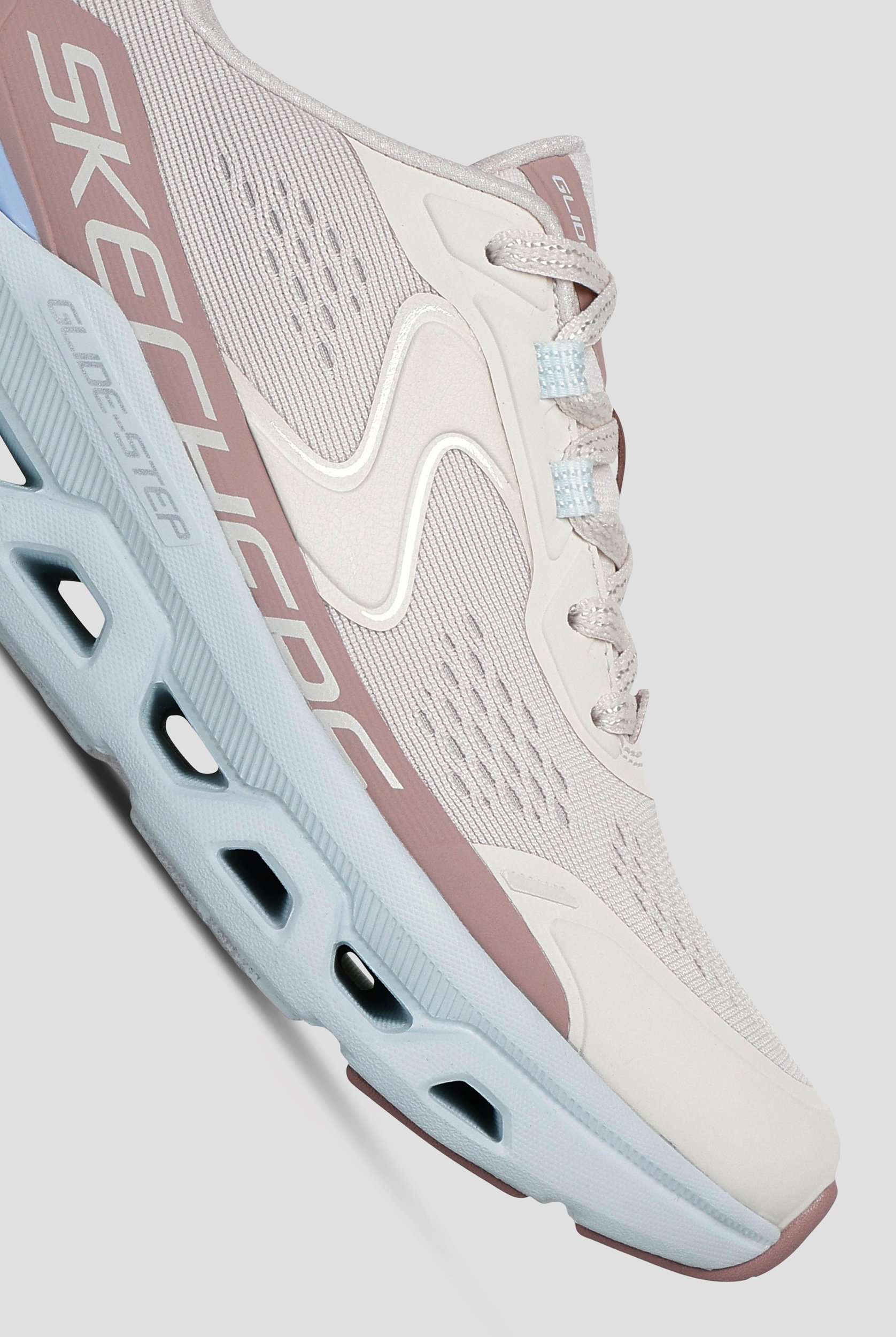 Skechers Sport SKECHERS GLIDE-STEP ALTUS Natural Athletic Lace Up Shoes