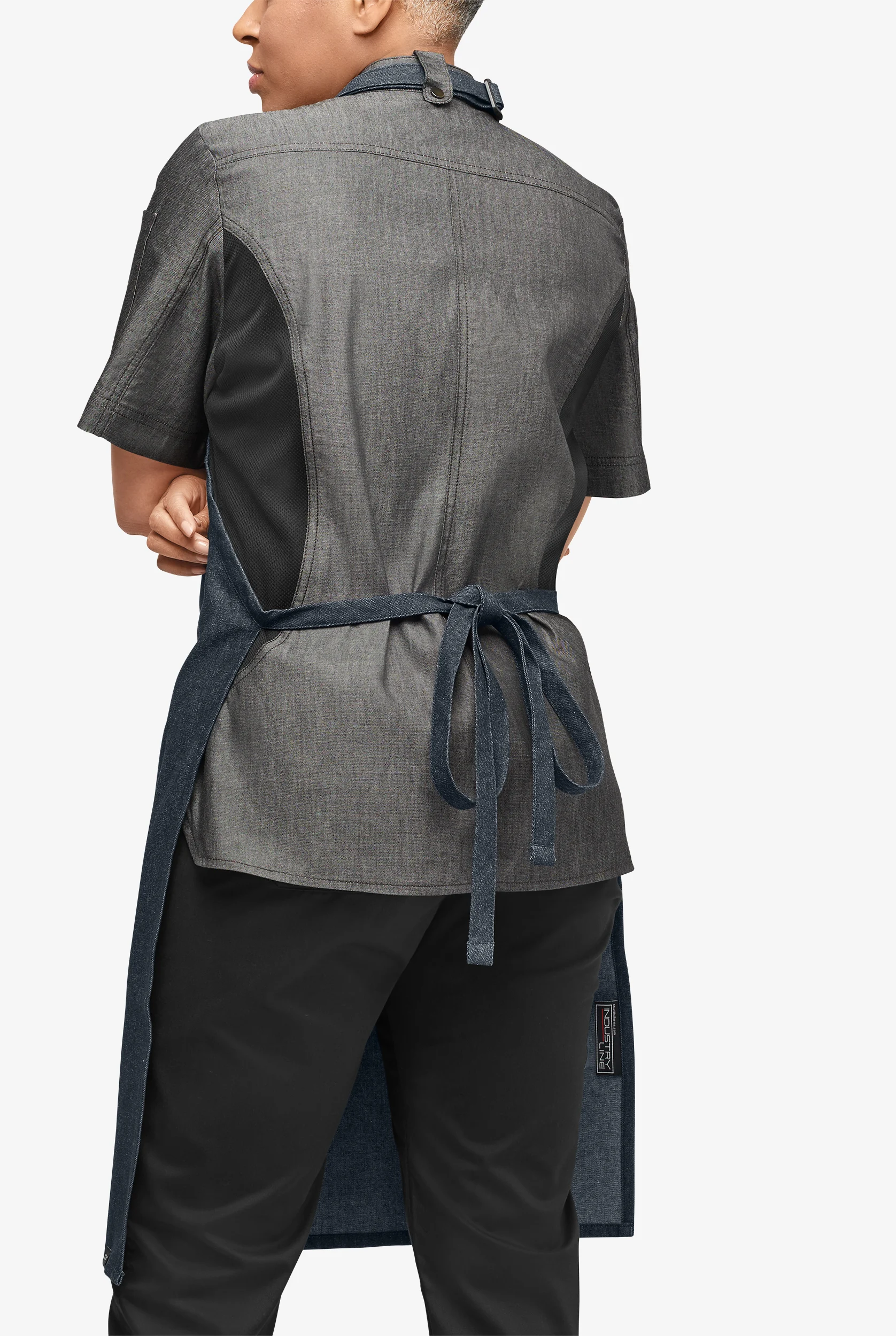 Industry Line Denim Unisex Adjustable Bib Apron