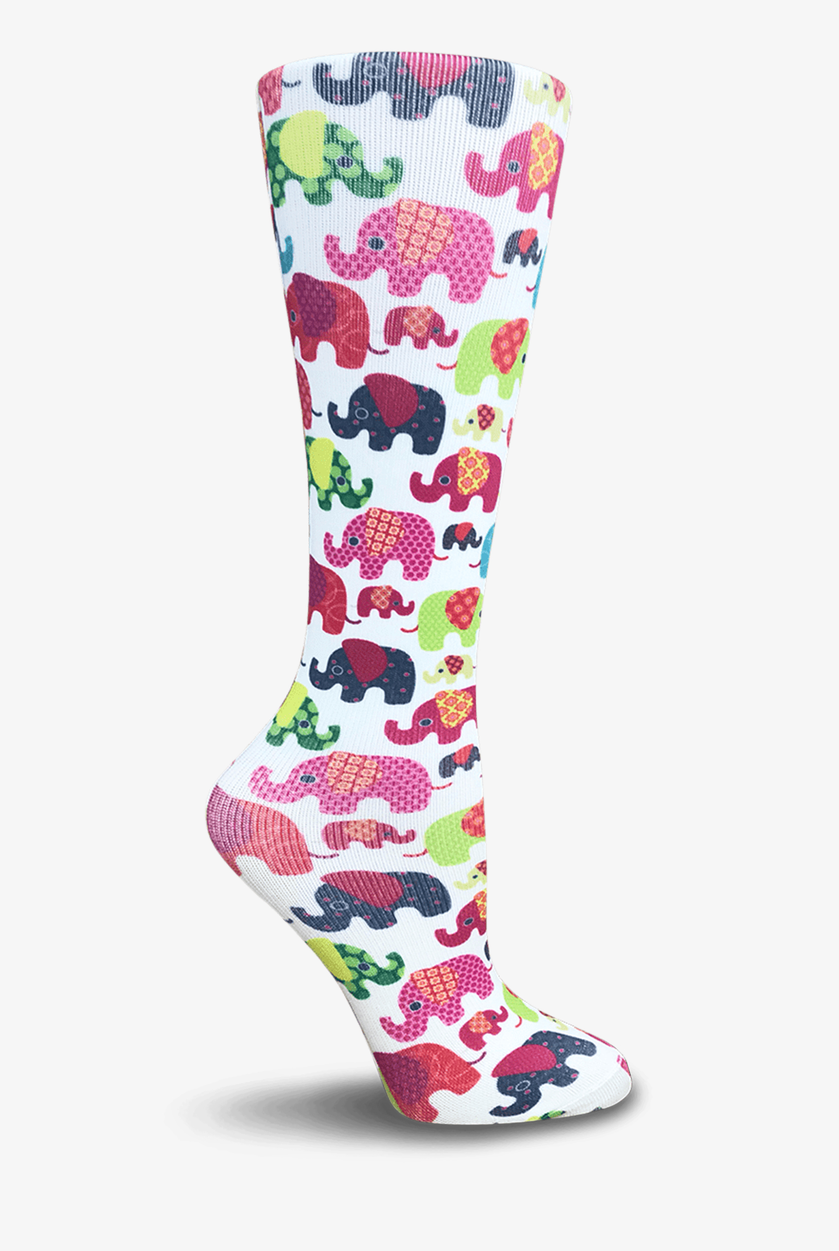 Cutieful Elephant Women's 10-18 mmHg Wide Light Compression Socks