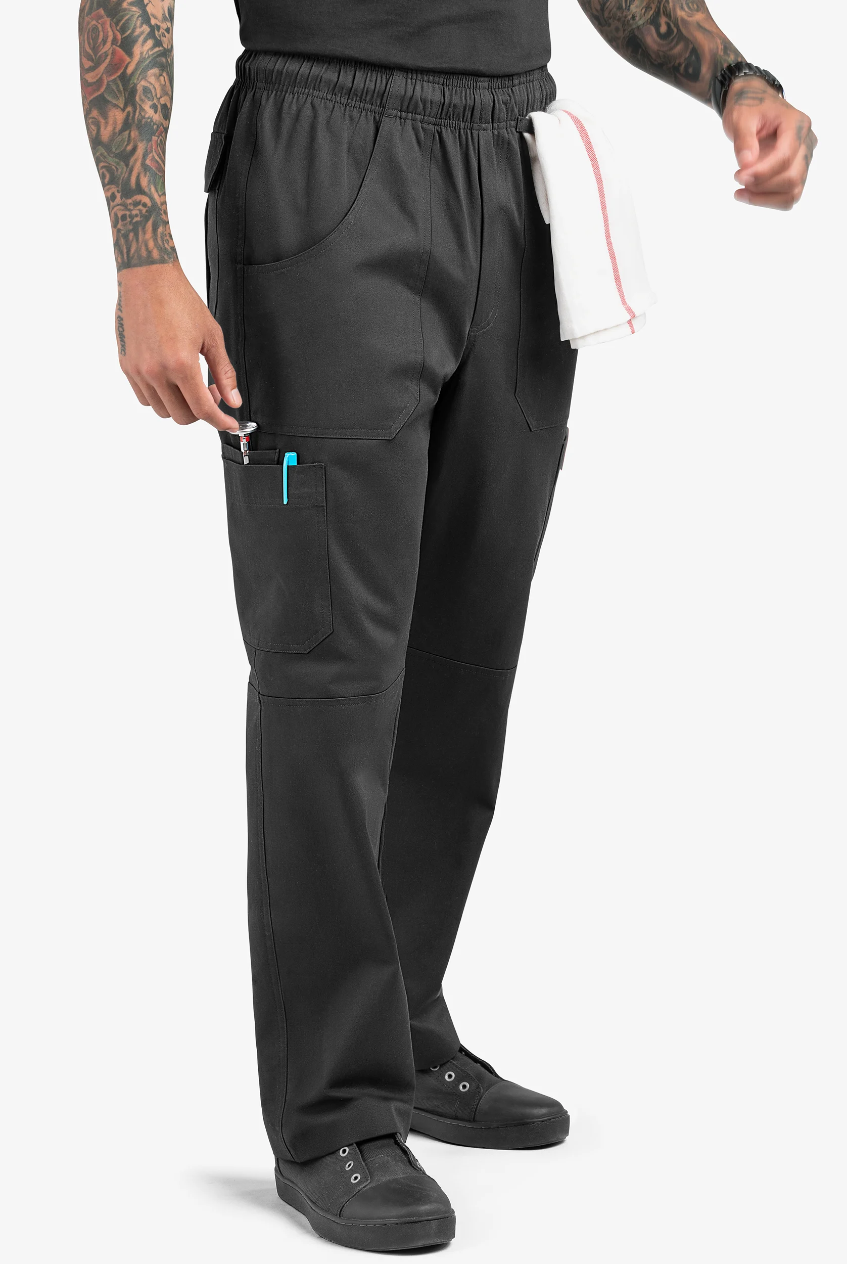 パンツ COTTON TWILL WIDE TUCK COOK PANT 100% Cotton Twill Chef Pants | Cotton Chef Pants at