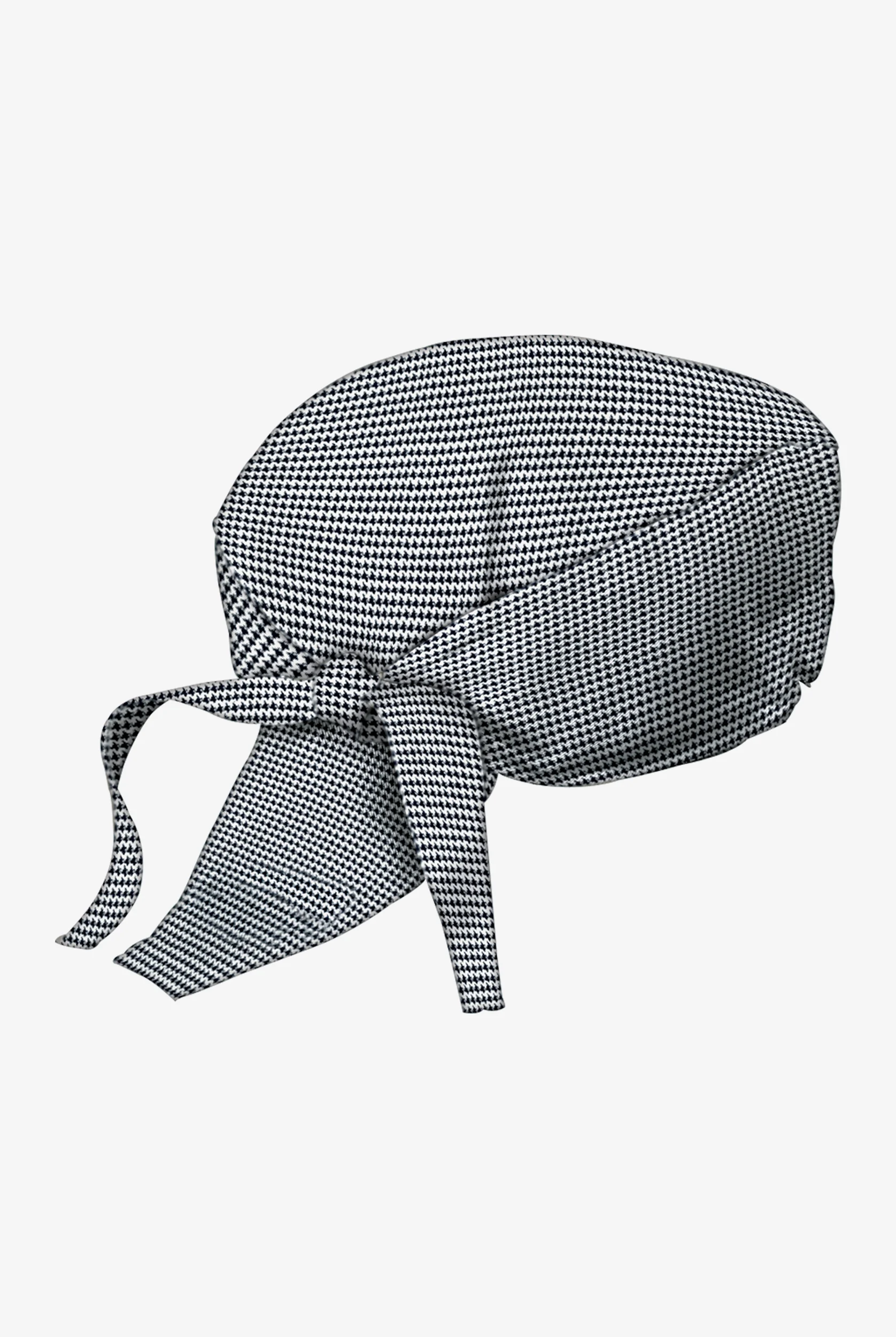 UA CHEF™  Houndstooth White -Chef Head Wraps