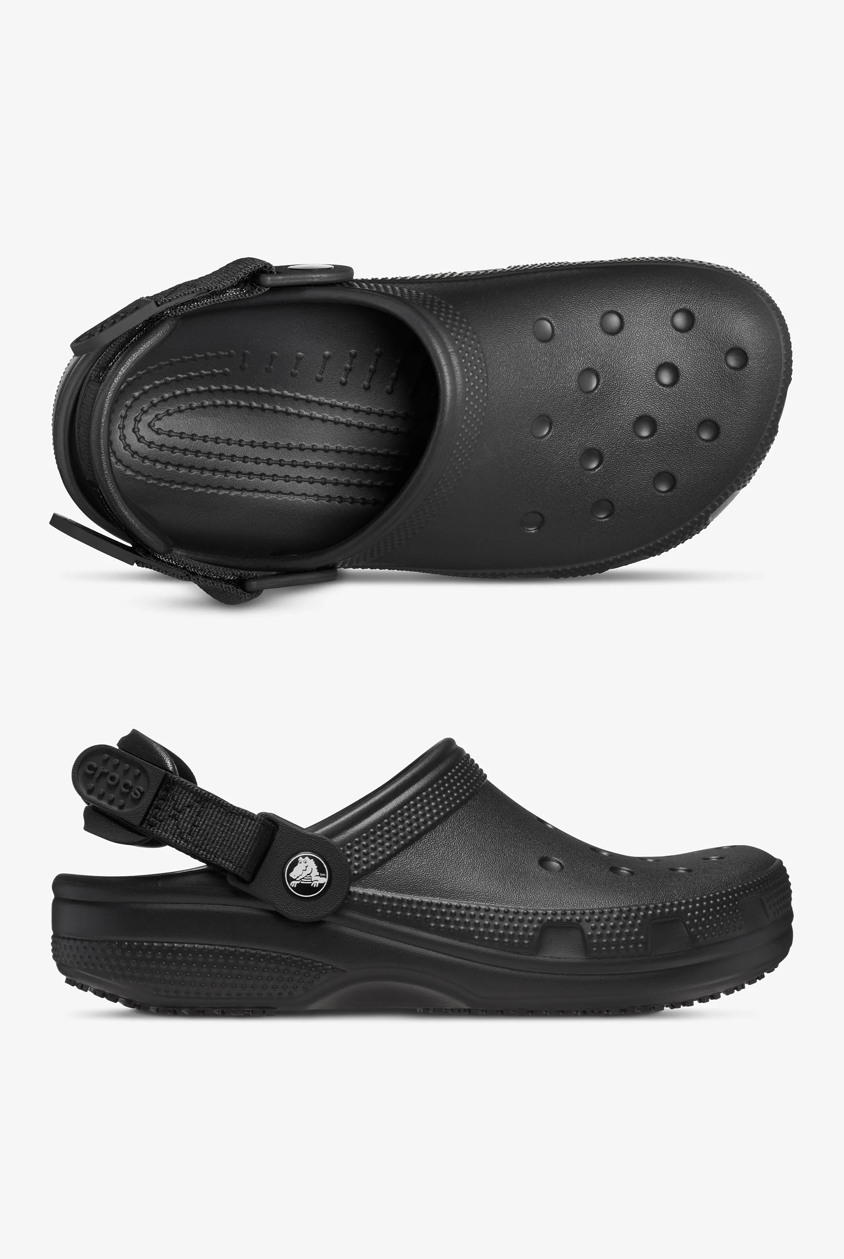 Crocs Unisex Classic Work Black Clogs
